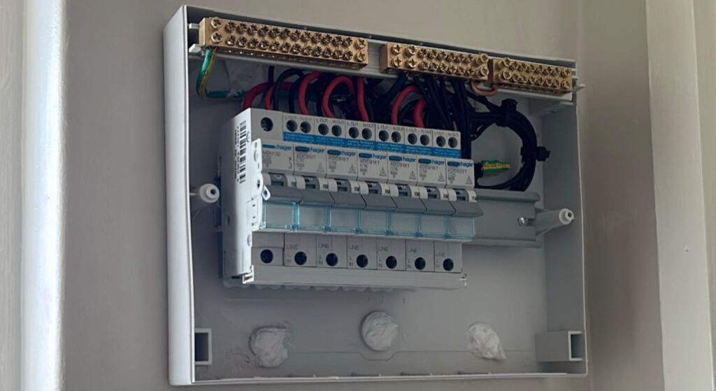 Switchboard installation